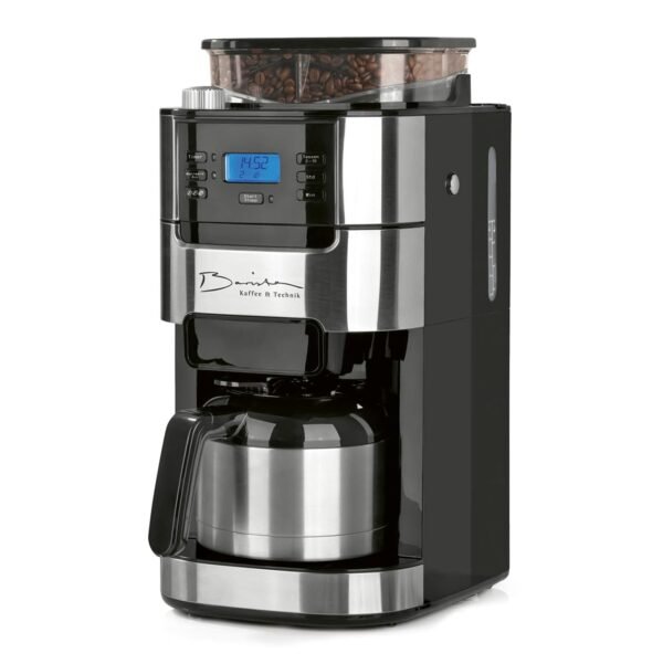 Barista Filter Coffee Machine With Grinder, For Up To 12 Cups Of Coffee, For Coffee Beans And Coffee Powder