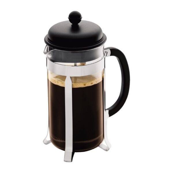 Bodum 1918-01 French Press Kaffeebereiter mit Edelstahlfilter für intensiven Geschmack