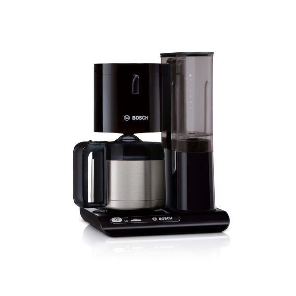 Bosch Styline TKA8A053 Filter Coffee Machine, Aroma Sensor, Stainless Steel Thermal Jug 1.1 L, for 8-12 Cups, Automatic Shut-Off, Descaling System, Drip Stop, Removable Water...