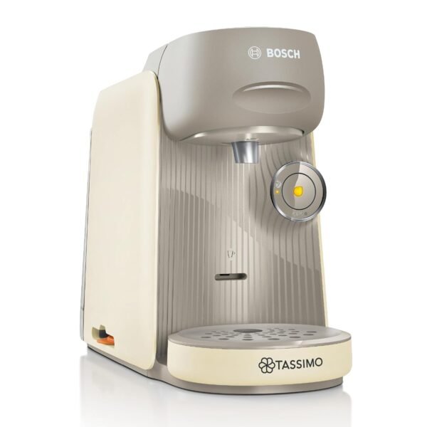 Bosch Tassimo finesse TAS167P Capsule Machine, 70 Drinks, More Intense Coffee at Head Pressure, Automatic Shut-Off, Perfectly Dosed, Space-Saving, 1400 W, Cream