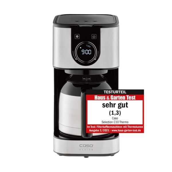 Caso Selection C10 Thermo Kaffeemaschine mit Timer und langlebiger Isolierkanne im Test
