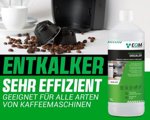 Chemical Ecosolutions ECO-212 Entkalker für alle Kaffeemaschinen natürlich und effektiv gegen Kalk