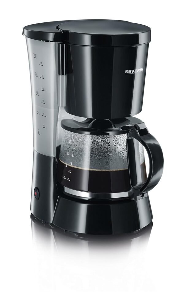 Coffee Machine Approx. 800 W up to 10 with Cups Swivel Filter 1 x 4, Transparent Water Container with Water Level Indicator and Warming Plate, Automatic Shutdown