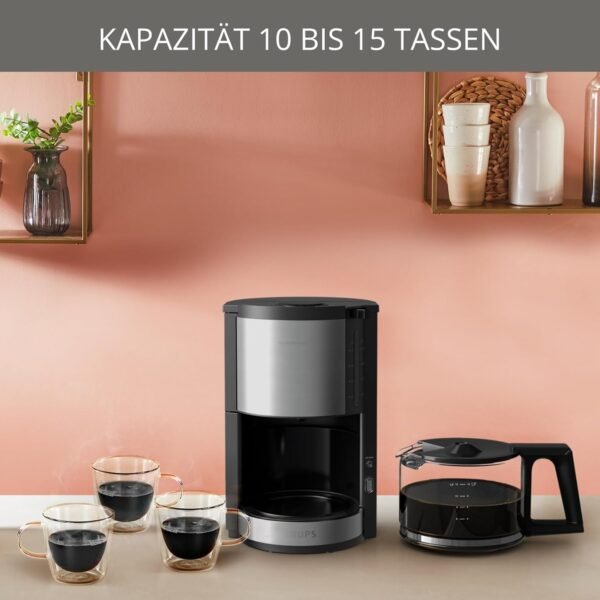Krups KM3210 Pro Aroma Plus Filterkaffeemaschine mit Aroma-Wahlschalter und Warmhaltefunktion begeistert im Alltag