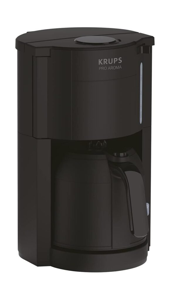Krups ProAroma KM303810 Thermal Filter Coffee Machine (800 Watt, for 10-15 Cups of Coffee) Black