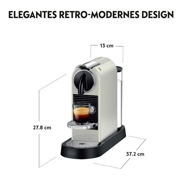 Nespresso De'Longhi EN167.W Citiz Kaffeekapselmaschine mit perfekter Tassenvielfalt und Energiesparfunktion entdecken