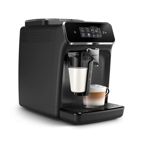 Philips 2300 Serie Kaffeevollautomat Mattschwarz mit LatteGo und SilentBrew Technologie begeistert Nutzer