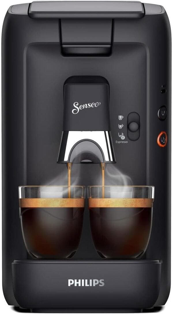 Philips Senseo Maestro Coffee Pod Machine - Intense Plus Technology, High-Quality Espresso Quality, Environmentally Friendly Design, 1.2 L Water Tank, Memo Function, Descaling...
