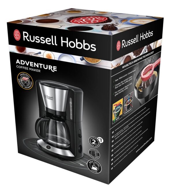 Russell Hobbs Adventure Kaffeemaschine mit WhirlTech für maximalen Kaffeegenuss und Aroma