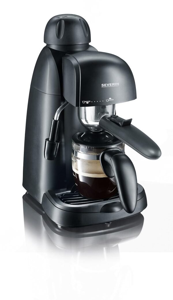 Severin KA 5978 freestanding Espresso machine 0.22L 4cups Black coffee maker KA 5978, Freestanding, Espresso machine, 0.22 L, 800 W, Black