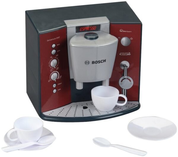Theo Klein 9569 Bosch Espressomaschine für Kinder mit realistischen Geräuschen und Zubehör